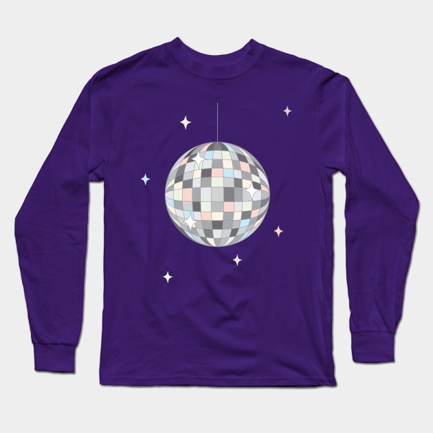 Disco Ball Long Sleeve T-Shirt by Rvgill22